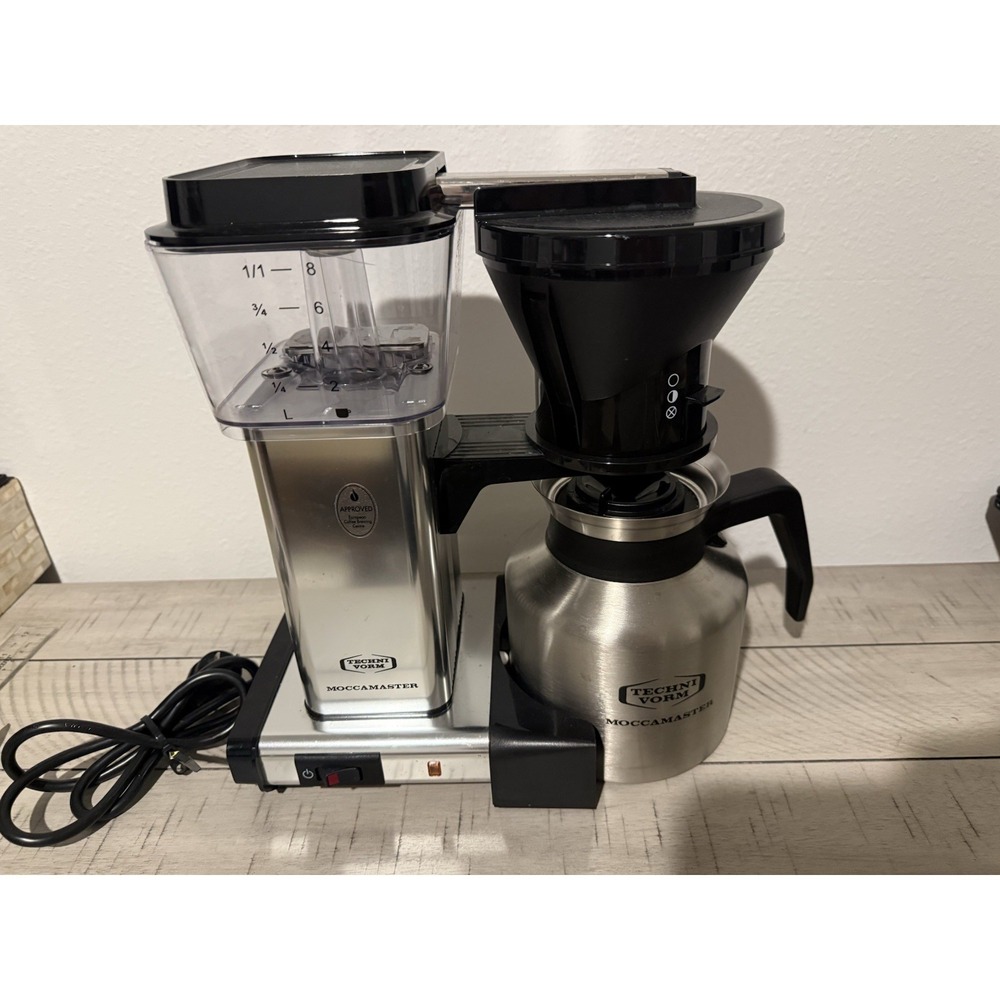 Technivorm Moccamaster 79212 KBTS Coffee Brewer, 32 oz, Polished Silver